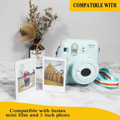 Miniatura 2 de Paquete de 5 mini marcos de fotos acrílicos verticales para Polaroid Fujifilm Instax Mini 7s 8 9 11 12 25 50s 70 90/Polaroid Z2300/NONS SL42 Cámara