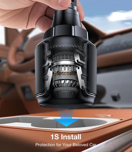 Miniatura 4 de Coolpow Soporte para Teléfono de Portavasos Soporte para Teléfono de Carro Soporte para Teléfono de Portavasos Montaje para Teléfono【Ultra Estable