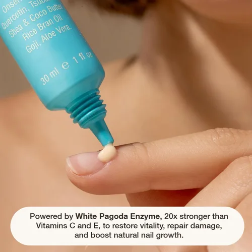 Miniatura 4 de Tratamiento de Crema para Uñas y Cutículas Onsen con Aceite de Tsubaki Japonés, Jojoba y Lavanda, Manteca de Karité – Fortalece las Uñas, Suaviza