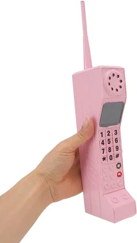 Gugxiom Accesorio de teléfono de los años 90, adorno de teléfono celular, adorno retro de ladrillo para teléfono celular, modelo retro de teléfono