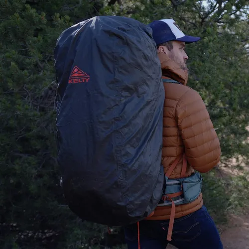 Miniatura 9 de Kelty Funda de lluvia para mochila, cubierta a prueba de agua para senderismo y mochilero, 30 a 105 litros, cincha elástica, bolsillo integrado