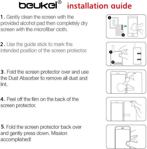 Miniatura 5 de Paquete de 2 protectores de pantalla de vidrio templado para Huawei (Y9S) y (Y9 Prime 2019), antiarañazos, sin burbujas