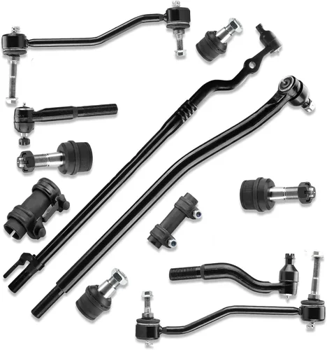 Kit de dirección de suspensión delantera de 12 piezas para Ford F250 F350 Super Duty 2000-2004, Excursion 4WD 2000-2005, rótulas inferiores