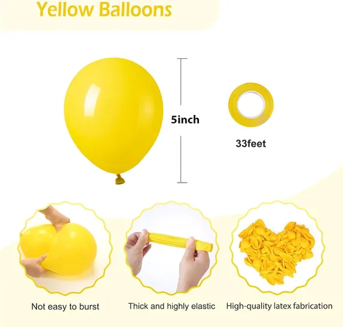 Miniatura 2 de FOTIOMRG 120 globos negros de 5 pulgadas, pequeños globos de látex para fiesta, calidad de helio para cumpleaños, graduación, baby shower, día