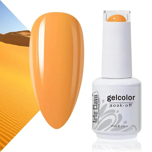 Miniatura 36 de Arte Clavo Pearlescent Nude Gel Nail Polish 15ml - HEMA Free Soak off UV LED Nail Gel for Manicure, DIY Nail Art, Home Salon Use 11029