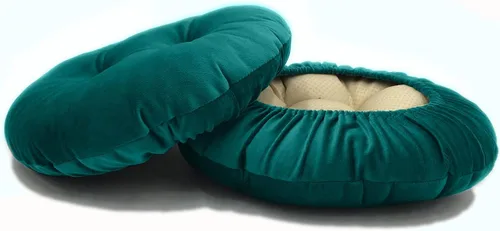 Miniatura 13 de Augld Cojín para taburete de bar, de terciopelo suave, acolchado, redondo, 12 pulgadas, terciopelo beige Velvet Beige