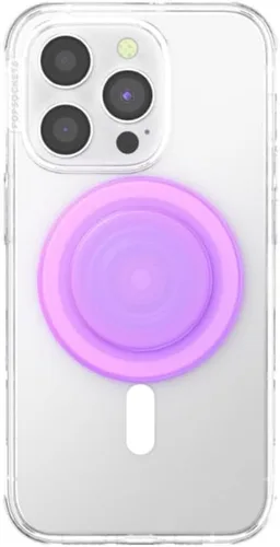Miniatura 4 de PopSockets Agarre para teléfono con MagSafe y soporte con patas, soporte magnético, parte superior intercambiable, sujeción segura para fundas rosa