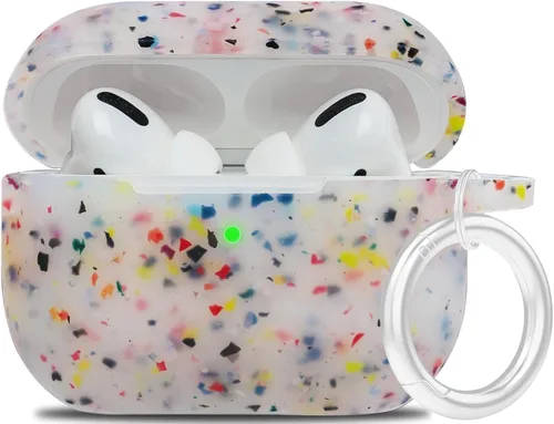 Miniatura 21 de Funda de Airpod Pro de silicona suave - Funda de estuche de carga de LitoDream para AirPods Pro de Apple, lindo protector de estuche para mujeres