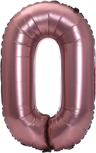 Miniatura 56 de YPSelected Globo grande de 32 pulgadas de helio con números 0-9 de papel de aluminio azul para cumpleaños, bodas y fiestas (Azul, 3)