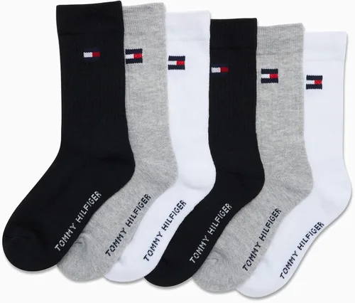 Miniatura 4 de Tommy Hilfiger Calcetines deportivos unisex para niños, calcetines acolchados (6 unidades)