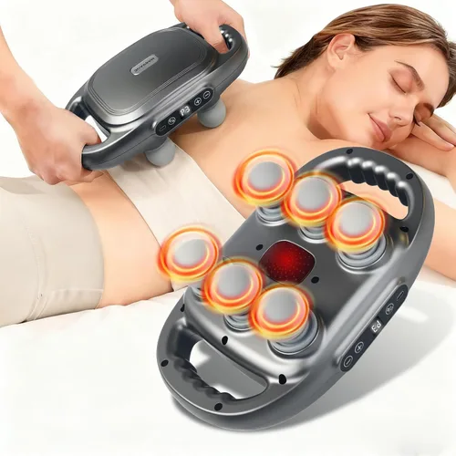 Pistola de masaje, masajeador de percusión de tejido profundo con 9 niveles de intensidad para cuello, espalda, hombros, piernas, alivio del dolor y