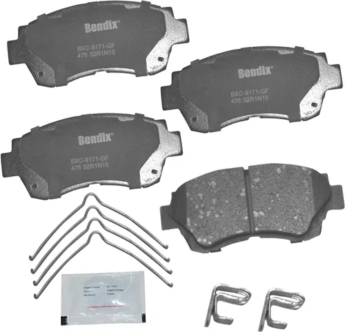 Miniatura 406 de Pastillas de freno delanteras cerámicas Bendix Priority1 CFC2302 para Hyundai Elantra 2021, Sonata 2022-2020, Kia K5 2023-2021