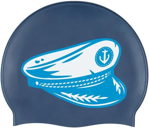 Miniatura 31 de Sporti Gorra de natación de silicona con diseño gráfico con altura de 7.6 pulgadas, apertura de 7.5 pulgadas, gorra de natación antideslizante