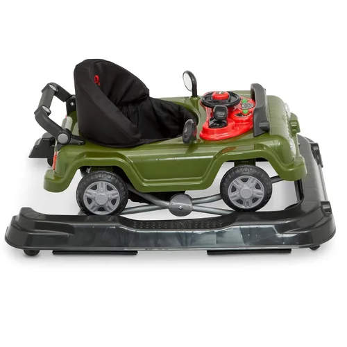 Miniatura 10 de Jeep Classic Wrangler 3 en 1 Crece Conmigo Andador de Actividades - Cuenta con música, luces, bandeja de juego extraíble, modo andador de empuje, se
