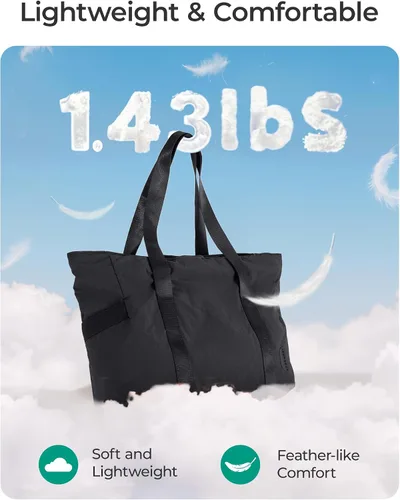 Miniatura 7 de BAGSMART Bolsa de mano para mujer, bolsa de mano con cremallera, bolsa de trabajo con compartimentos, bolsa de hombro para enfermera, para viajes