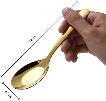 Miniatura 3 de Cucharas de sopa de acero inoxidable, juego de 6 cucharas de sopa de peso pesado, cucharas de sopa chinas, cucharas de ramen pulidas con espejo