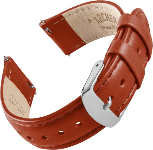 Miniatura 15 de Archer Watch Straps - Correas de reloj de liberación rápida de cuero de grano superior