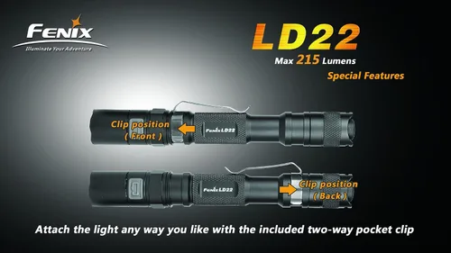 Miniatura 5 de Fenix LD22 Linterna, color negro