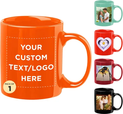Miniatura 23 de Tazas de café de cerámica personalizadas para el Día del Padre, 11 onzas, juego de 10/50/100, paquete personalizado a granel, juego de tazas de café