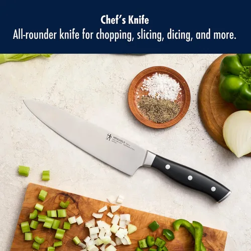 Miniatura 2 de HENCKELS x Emeril Lagasse La Colección Nola Cuchillo de Chef Alemán de 8 Pulgadas, Afílado, Producido en Fábrica Propia Alemana con Acero de Fórmula