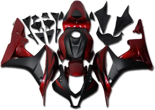 Miniatura 8 de Carenado negro brillante para Honda 2007 2008 CBR600RR CBR 600RR nueva inyección ABS plásticos cuerpo kit cuerpo trabajo 07 08