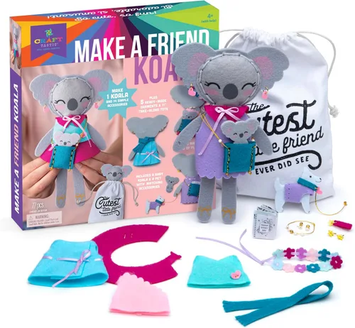 Miniatura 4 de Craft-Tastic Make a Friend Koala, manualidades para niños de 6 a 8 años, artes y manualidades para niños de 4 a 6 años, kit de manualidades