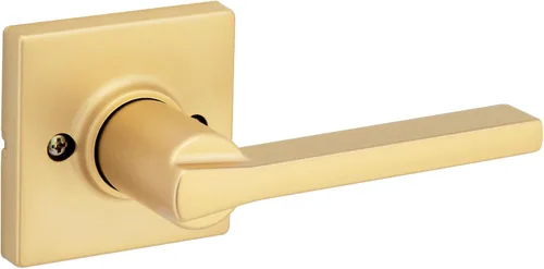 Miniatura 45 de Kwikset Casey - Manija de puerta de paso interior, palanca para puertas de armario y pasillo, manija reversible sin bloqueo, negro mate