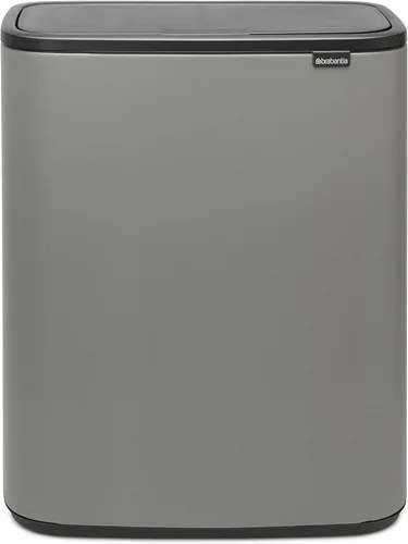Miniatura 12 de Brabantia Bo Cubo de basura - 1 cubo interior de 9.5 galones (acero mate FPP) cubo de basura para residuos/reciclaje, compartimento extraíble +