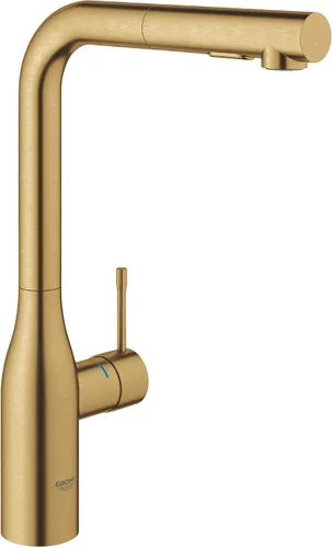 Miniatura 5 de Llave de baño de gran pico, 1 manija Essence en níquel cepillado InfinityFinish, 30271000