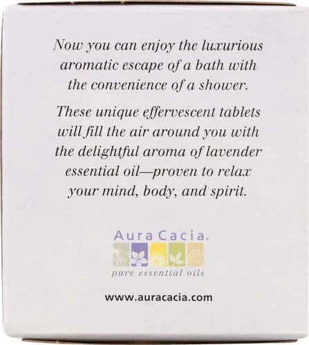 Miniatura 2 de Aura Cacia Tabletas de ducha de aromaterapia, lavanda relajante 3 ea (paquete de 2)