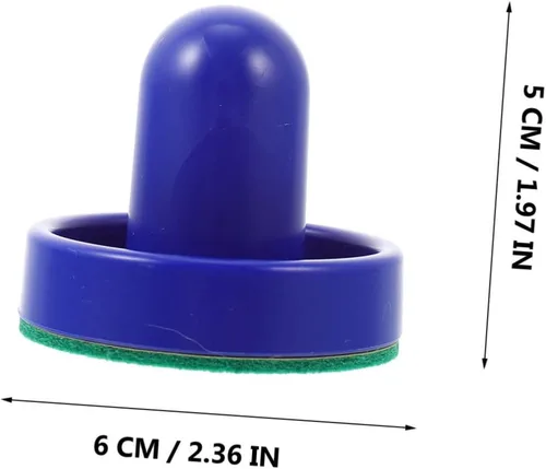 Miniatura 4 de Toddmomy 2 juegos de discos y palas de hockey de aire, asas de portería, remos accesorios de repuesto, empujadores de hockey de aire, paletas