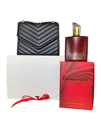 Miniatura 4 de CAMERATA D'LUJO ESTUCHE DE REGALO (PERFUME+CARTERA) (Cartera Blanca/Blanco Puro)