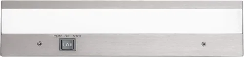 Miniatura 20 de Wac Lighting BA-ACLED8-27/30AL Duo ACLED Barra de luz, doble opción de color, en acabado de aluminio cepillado; 2700 K y 3000 K, 8 pulgadas, Blanco