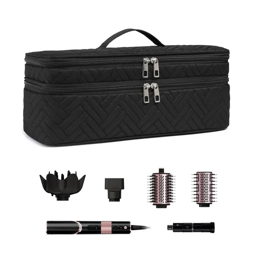 Miniatura 10 de Funda de transporte de doble capa para secador de pelo Revlon de un solo paso, bolsa de viaje para voluminizador/moldeador de cabello, caja