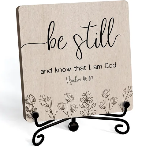 Miniatura 42 de Decoración Inspiradora Cristiana para Escritorio, Letrero "Dios Todavía Está Escribiendo Tu Historia", Decoración de Escritorio para Oficina, Hogar