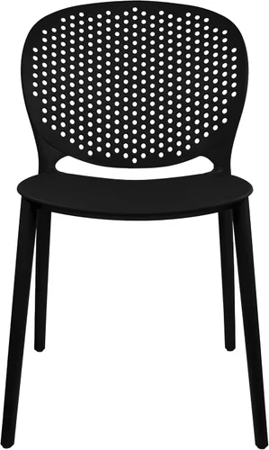 Miniatura 21 de 2xhome Juego de 2 sillas de comedor para patio Silla auxiliar moderna apilable para piscina al aire libre Plástico resistente a la intemperie