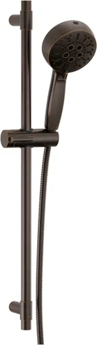 Miniatura 12 de Cabezal de ducha de mano Delta Faucet ProClean Gold con barra deslizante, ducha de mano con rociador de alta presión, sistema de ducha dorado