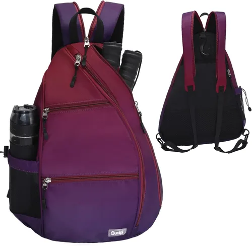 Miniatura 23 de Sucipi Pickleball Bag - Men's & Women's Pickleball Backpack, Adjustable Sling Bag w/Fence Hook/Large Capacity/Safety Pocket Azul