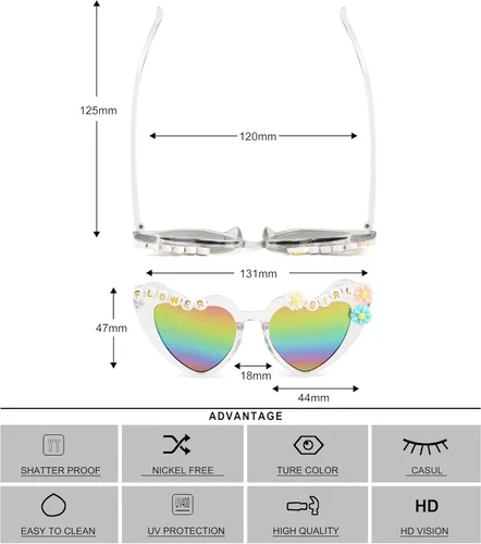 Miniatura 5 de KENBO Gafas de sol para niñas con protección UV para niños pequeños
