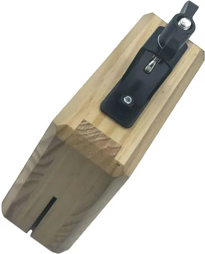 Miniatura 4 de Bloque de madera de 6.9 pulgadas de madera de bloque de percusión de mano para montaje de tambor de percusión de 3/8 pulgadas, accesorios de soporte