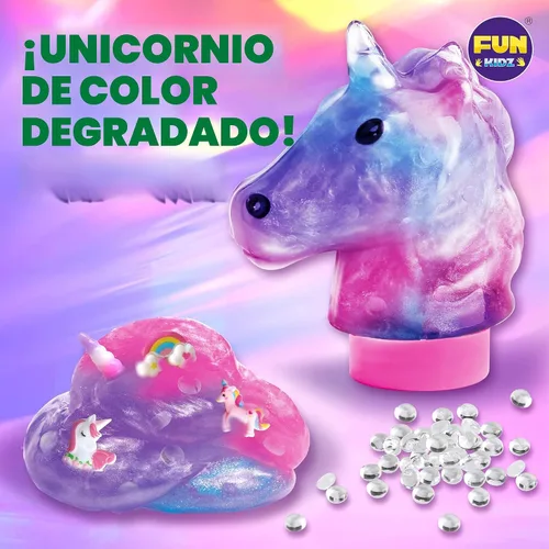 Miniatura 4 de Kit de Slime de Unicornio Esponjoso para Niñas, FunKidz Regalo de Slime de Nube para Mayores de 6 Años, Divertido Kit de Fabricación de Slime