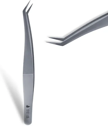 Miniatura 8 de Stacy Lash STL-1 Pinzas de extensión de pestañas aislantes/Suministros para extensiones clásicas y pestañas postizas individuales/Herramienta