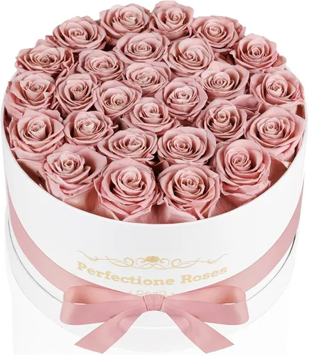Miniatura 31 de Perfectione Roses 27 Rosas en una Caja, Rosa del Día de la Madre, Flores Preservadas para Ella, Flores para Entrega, Regalos de Cumpleaños