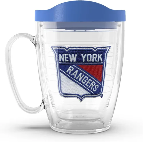 Miniatura 25 de Tervis Vaso aislado de doble pared NHL Pittsburgh Penguins hecho en Estados Unidos mantiene las bebidas frías y calientes, 16 onzas, taza, logotipo