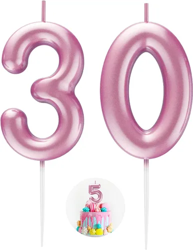 Miniatura 124 de Velas número 2 arcoíris con número 3D de feliz cumpleaños para decoración de fiesta de pastel de cumpleaños, suministros de celebración