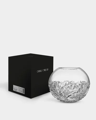 Miniatura 4 de Orrefors Jarrón de cristal de globo de quilates