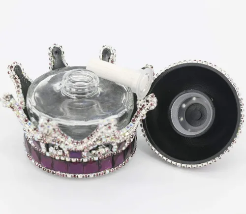 Miniatura 3 de Difusor de fragancia de automóvil con corona de cristal, soporte para botella de perfume, decoración interior del automóvil, hogar, oficina