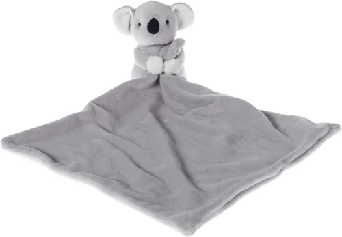 Apricot Lamb Manta de seguridad de animales de peluche, koala gris, manta de personaje de cuarto de bebé, felpa de lujo para acurrucarse (koala gris)