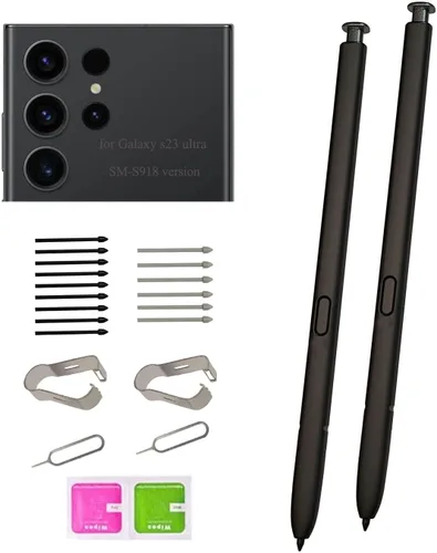 Paquete de 2 bolígrafos (sin Bluetooth) Galaxy S23 Ultra - Repuesto para bolígrafo Galaxy S23 Ultra Stylus, piezas de repuesto para Samsung Galaxy