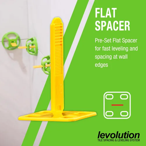 Miniatura 8 de Miracle Sealants Levolution Pro - Espaciador plano de 1/8", sistema de nivelación y espaciado de azulejos para control de páginas de labios, 250